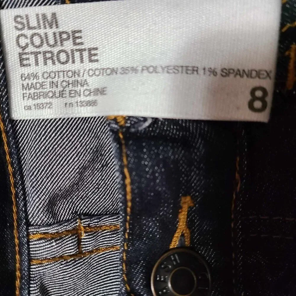 JOE Slim Dark Wah Jeans size 8